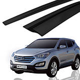 Вітровики, дефлектори вікон Hyundai Santa Fe 2012-2017 6шт. (Autoclover/Корея), фото 3