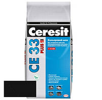 Затирка Ceresit СЕ 33 plus 117 чорна 2 кг
