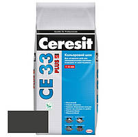 Затирка Ceresit СЕ 33 plus 116 антрацит 2 кг