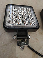 Фара рабочая светодиодная LED Фонарь заднего хода для прицепа полуприцепа 48Вт 4*4 12-24В