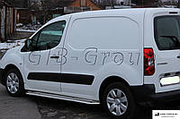 Пороги труба с листом Citroen Berlingo (08+)