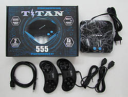 Titan 555 HDMI ігрова приставка+555 ігор 8-16 біт (чорна)