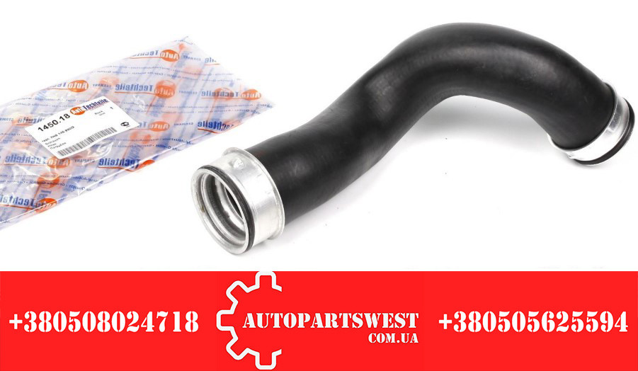 Патрубок інтеркулера VW T5 1.9TDI 03- AUTOTECHTEILE 1450.18, фото 1