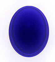 Футляр "ОВАЛ" синий для комплекта (кольцо,серьги,подвес) (1401\12)