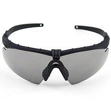 Окуляри захисні V6 black-yellow [CROSS] (для Airsoft, Страйкбол), фото 2