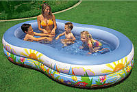 Надувной бассейн «Овальный». Бассейн для детей и взрослых Intex 56490