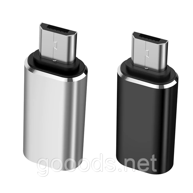 Перехідник для роз'єму Micro USB на кабель Type-C, фото 1