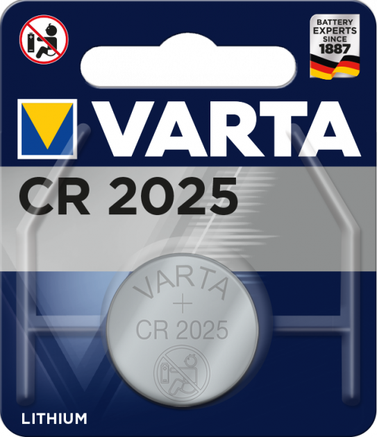 Батарейка VARTA CR 2025/1bl LITHIUM, фото 1