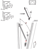Обмежувач відкривання вікна STUBLINA 4020.40 210 мм для відкидних фрамуг, фото 2