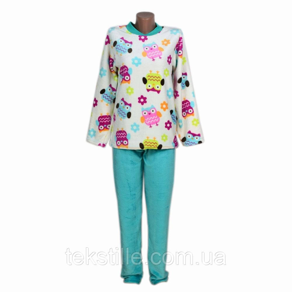 Пижама махровая подростковая для девочек - фото 1 - id-p631745010