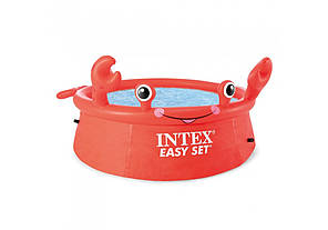Дитячий надувний басейн Intex 26100 Краб (183х51см), фото 1