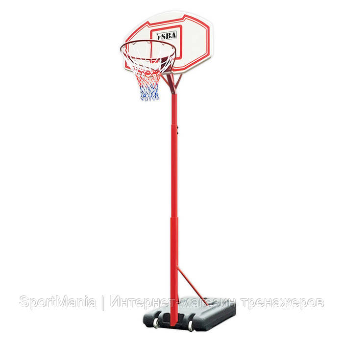 Баскетбольна стійка SBA PE003 90x60 см