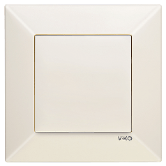 Вимикач Viko Meridian кремовий (90970201-WH)
