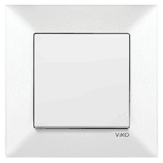 Вимикач Viko Meridian білий (90970001-WH)