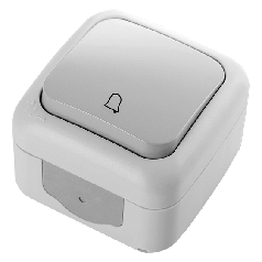 Кнопка дзвінка зовнішня Viko Palmiye Сірий (90555506)