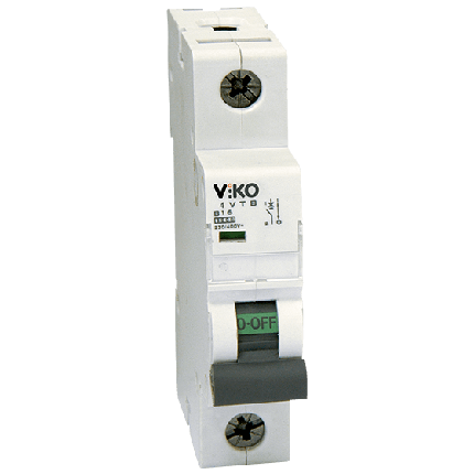 Автоматичний вимикач VIKO 1P, 40A, 4,5kA (4VTB-1C40), фото 2