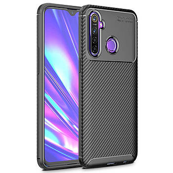 Чохол Carbon Case для Realme 5 / Realme C3 Black