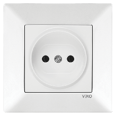 Розетка Viko Meridian біла (90970007-WH)