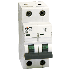 Автоматичний вимк. VIKO 2P, 20A, 4,5kA (4VTB-2C20)