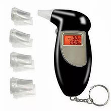 Алкотестер електронний Alcohol Tester | Персональний алкотестер Digital Breath Alcohol Tester з мундштуками