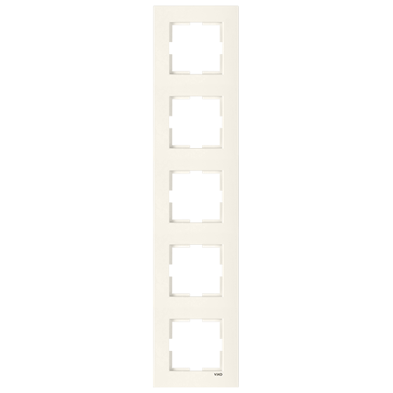 Рамка 5-а вертикальна Viko Karre кремова (90960234)