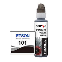 Cовместимые чернила черные EPSON 101 Black, 100 мл, флакон OneKey, краска пигментная, Barva