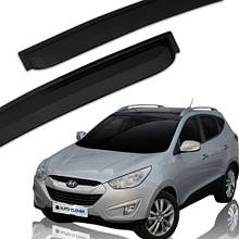 Дефлектори вікон (вітровики) Hyundai IX-35 2009-2014 (Autoclover A116)