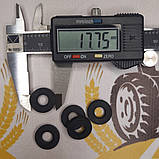 Гумове кільце на форсунку агропласт. Ущільнювальне кільце в форсунку під розпилювач, фото 2