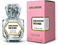 Тестер женский Zadig and Voltaire This is Her, 50 мл.