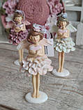 Статуетка-підвіска "Фея-балерина" колір бордо, 5,5х4,5х12 см, фото 5