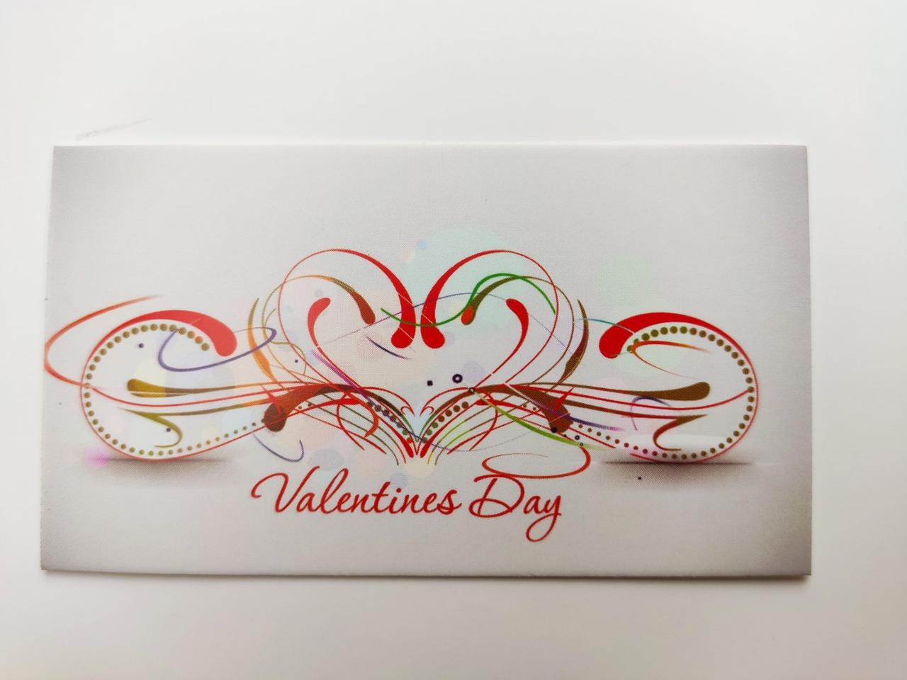 Бірка "Valentine's Day", №6, 50*90, 20 шт., фото 1