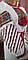 Українська вишиванка з Борщівським орнаментом на білому натуральному домотканому полотні "Борщівка", фото 6
