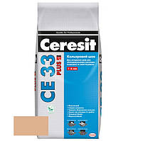 Затирка Ceresit СЕ 33 plus персикова 2 кг