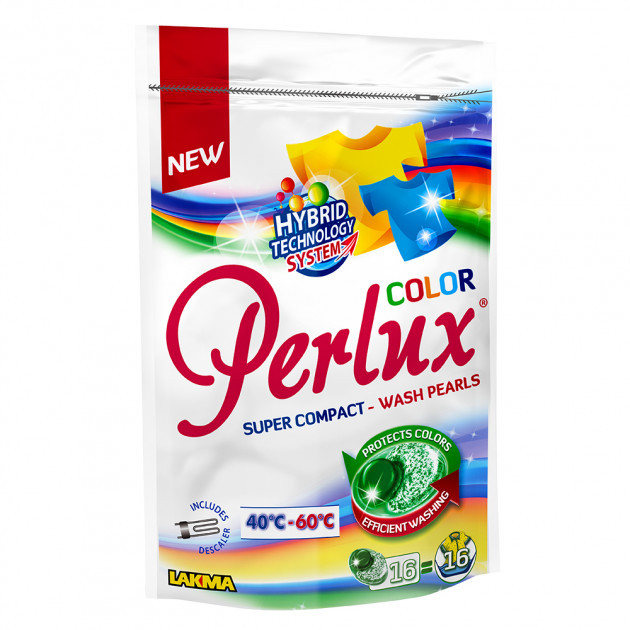Perlux / Перлюкс - Капсулы для стирки Цветного белья Color 16шт - фото 1 - id-p1346662660