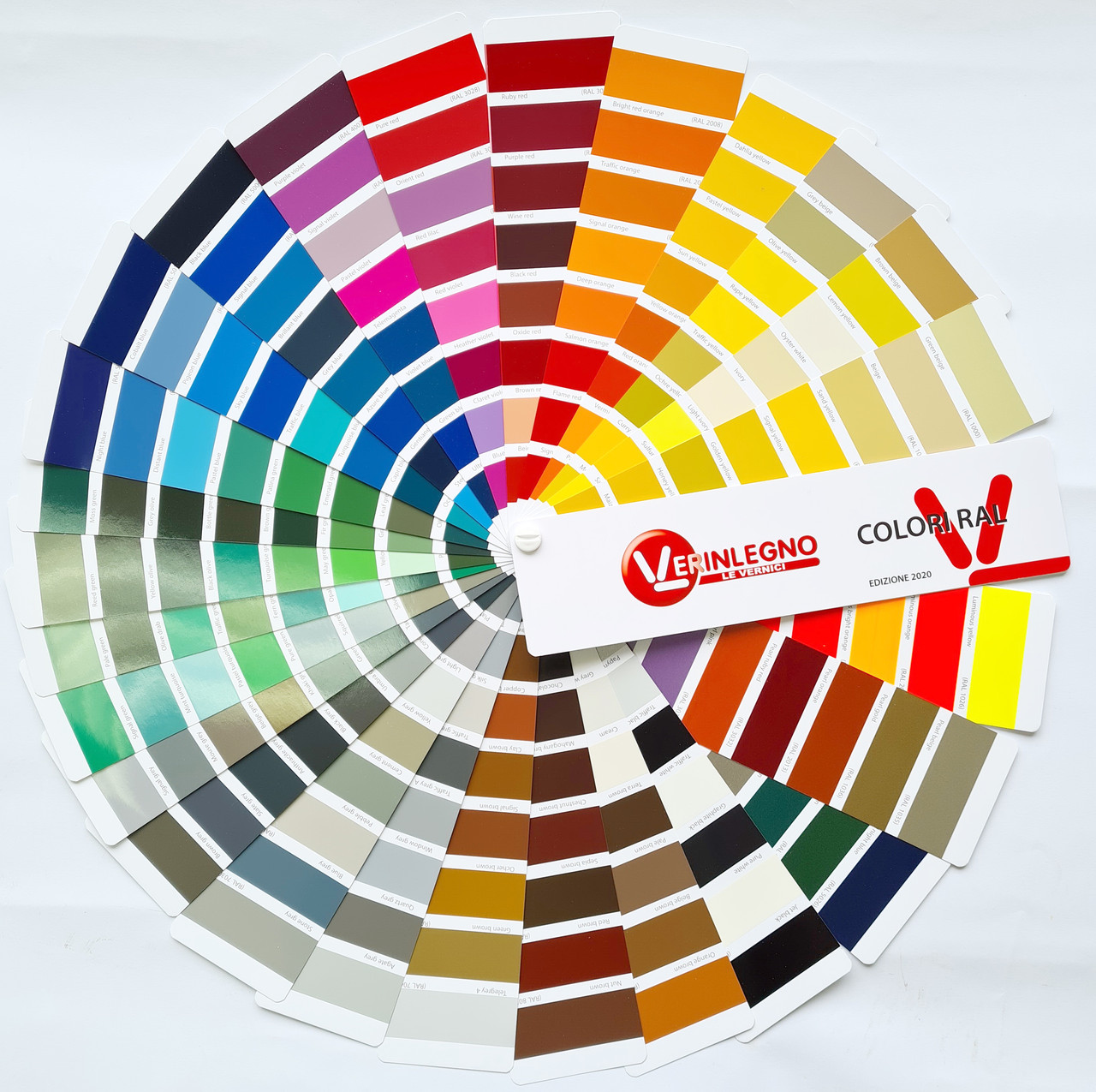 RAL K7 - каталог (карта кольорів) - кольорова гамма, палітра, стандарт для виробників лакофарбової продукції