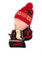 Зимова шапка і шарф FS-7970-35