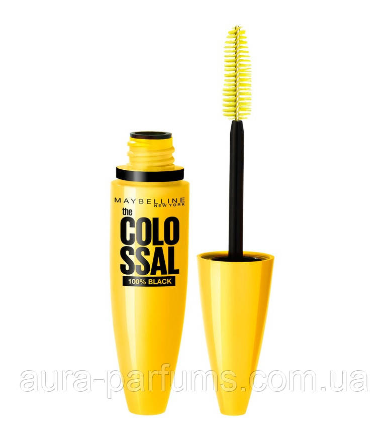 Туш для вій Maybelline Volum Express Colossal 100% Black