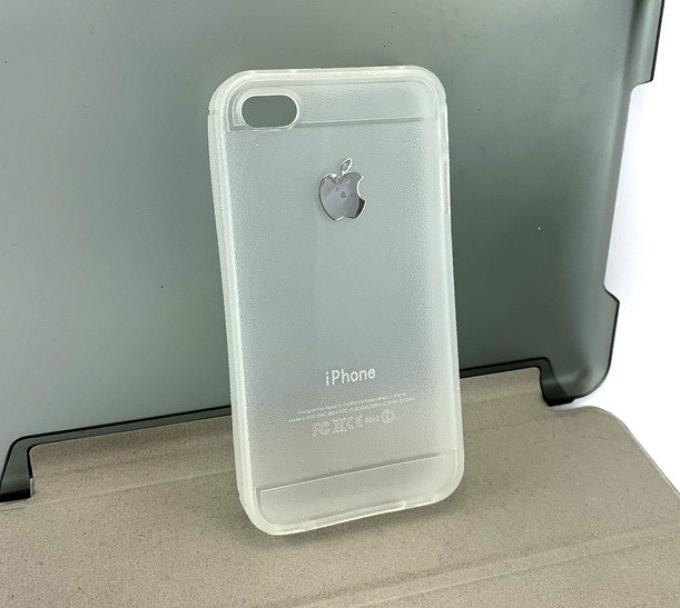 Чохол на iPhone 4, 4s накладка на бампер Creativ захисний силіконовий білий