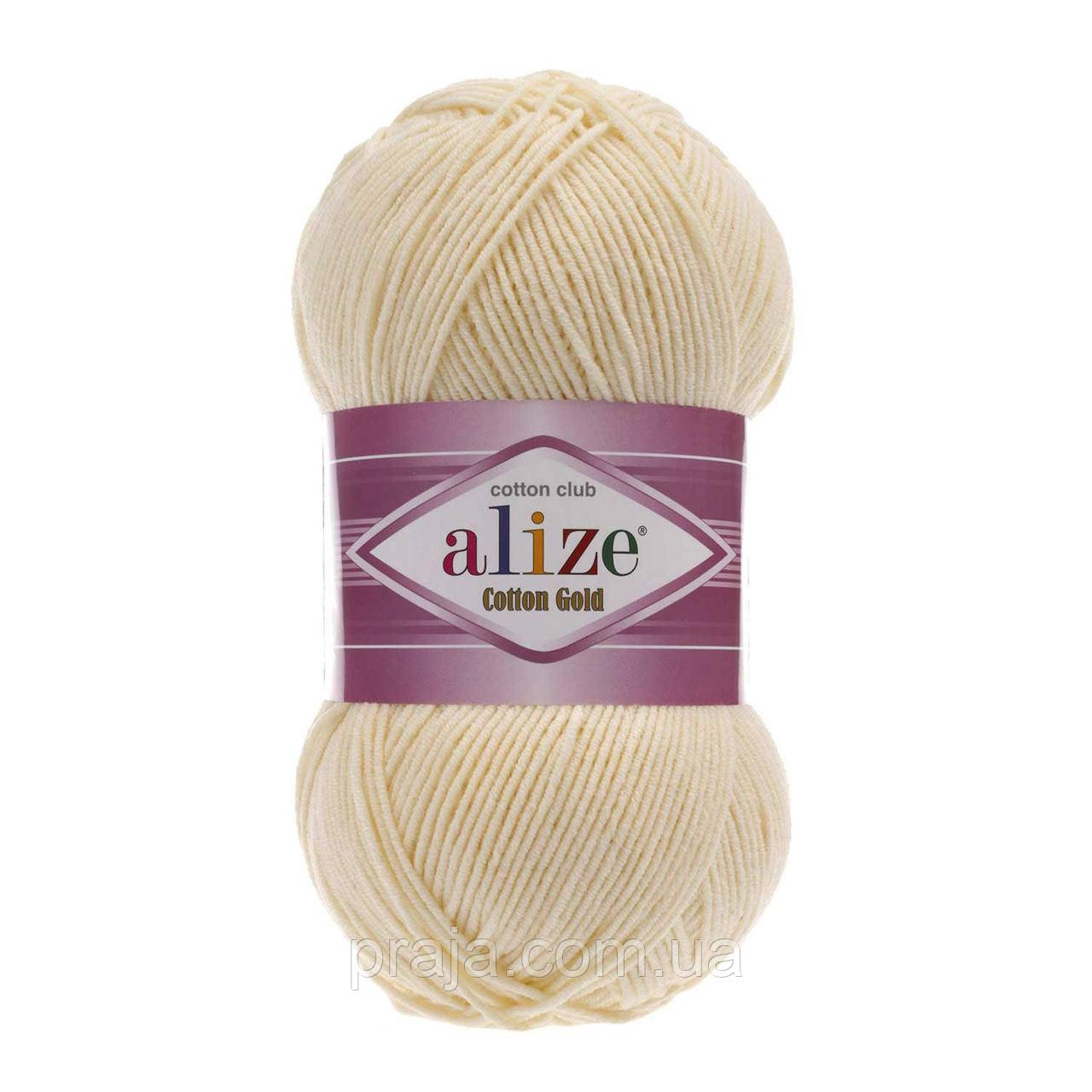 Пряжа Cotton gold (коттон голд) - 458 світлий беж