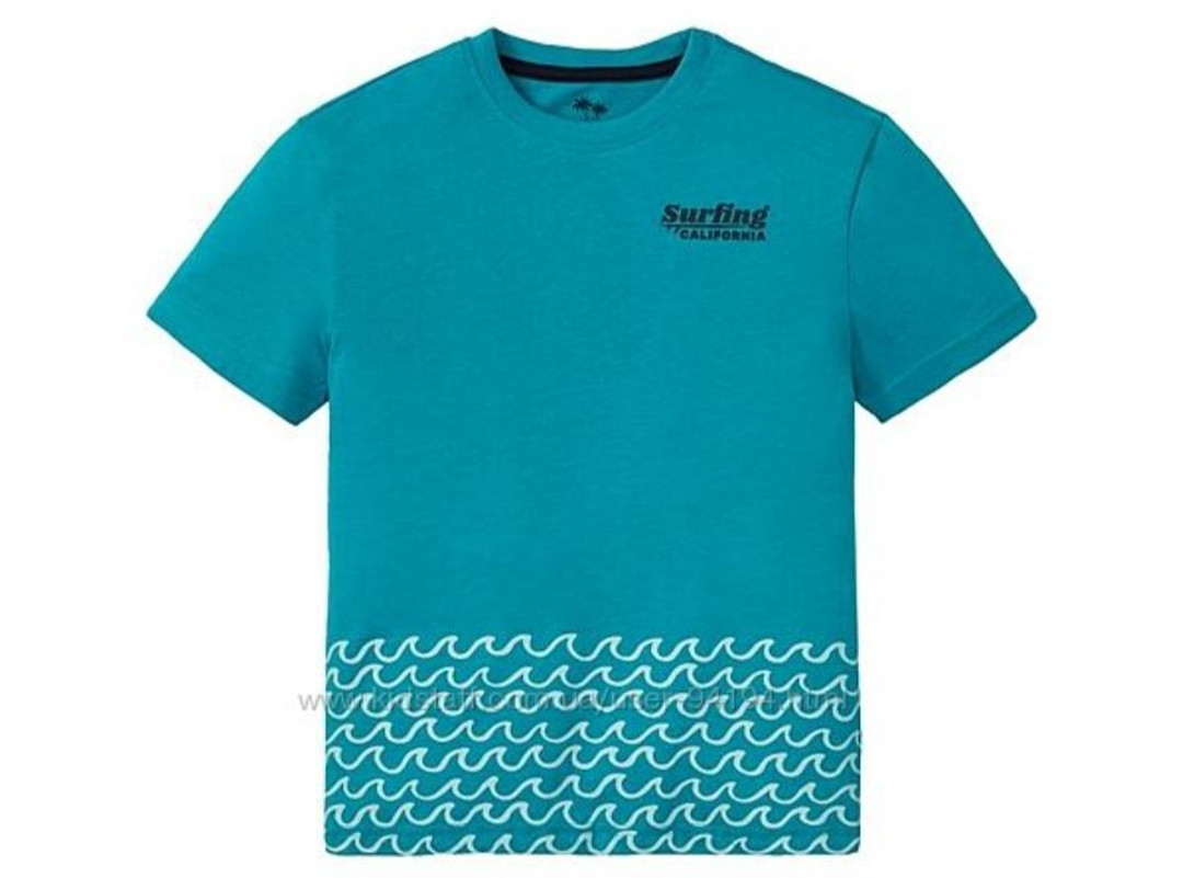 Футболка для хлопчика морської хвилі Ocean Drive Pepperts (Німеччина) р. 134/140, 146/152, фото 1