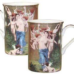 Набір 2 чашки Гніздо купідонів 300 мл.