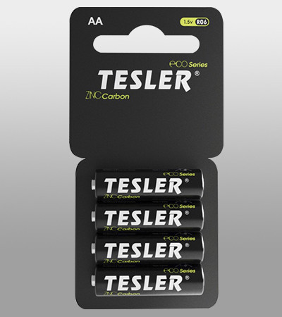 Батарейка Tesler Zinc Carbon AA 60 шт ТС 3789