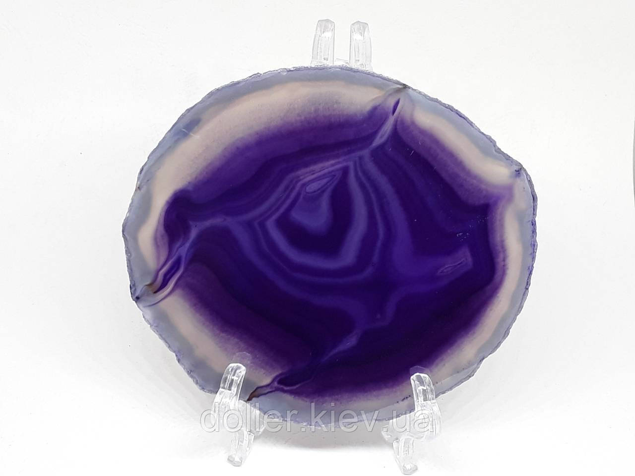 Агатовий зріз, фіолетовий (7-8 см)