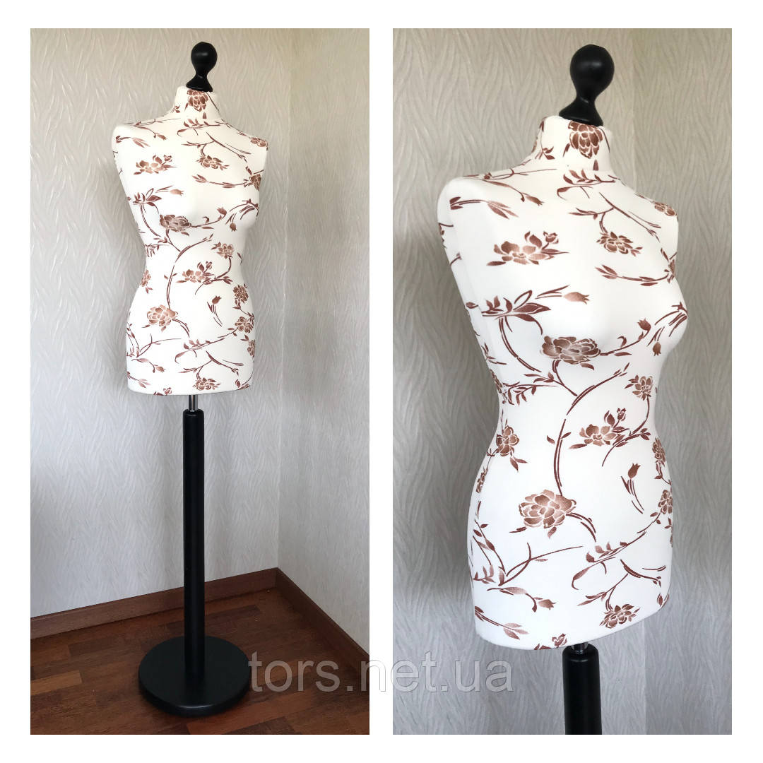 Манекен пінопластовий на дерев'яній підставці, фото 1