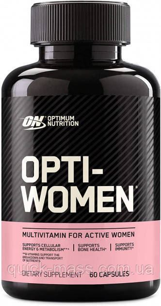 Вітаміни жіночі Opti-women Optimum Nutrition 60caps