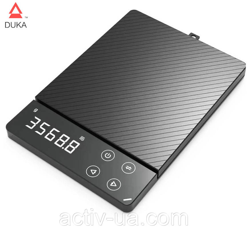 Електронні ваги Xiaomi ATuMan DUKA ES1 (±2г / 8000г) з пам'яттю, підрахунком і функцією тари