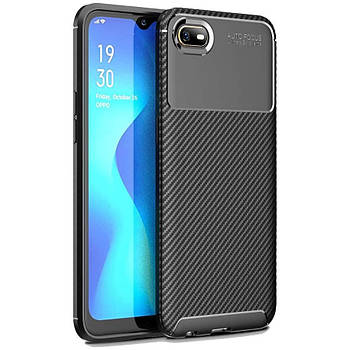 Чохол Carbon Case для Realme C2 / Oppo A1k Black