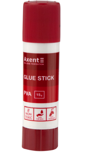 Клей-олівець PVA Axent 7102-A, 15 г
