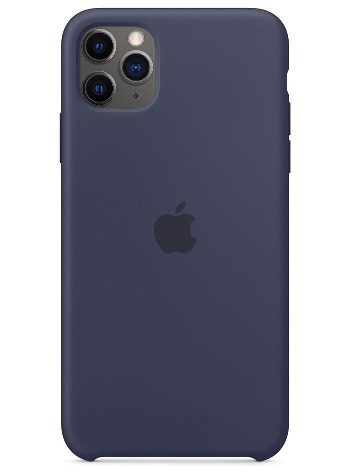 Оригінальний чохол Silicone Case Midnight Blue для iPhone 11 Pro Max (MWYV2), фото 1