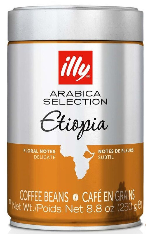 Кава в зернах Illy Ефіопія Ethiopia Arabica Selection 250 грам